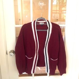 Red Universal Thread Cardigan
